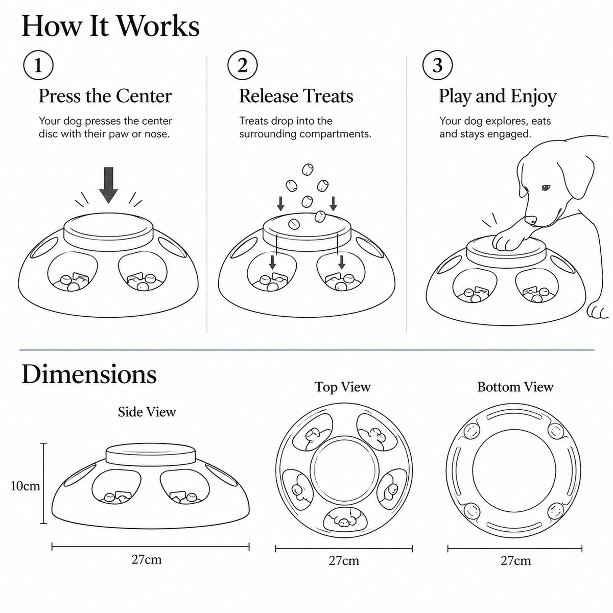 NEXORA Press & Play Puzzle Feeder