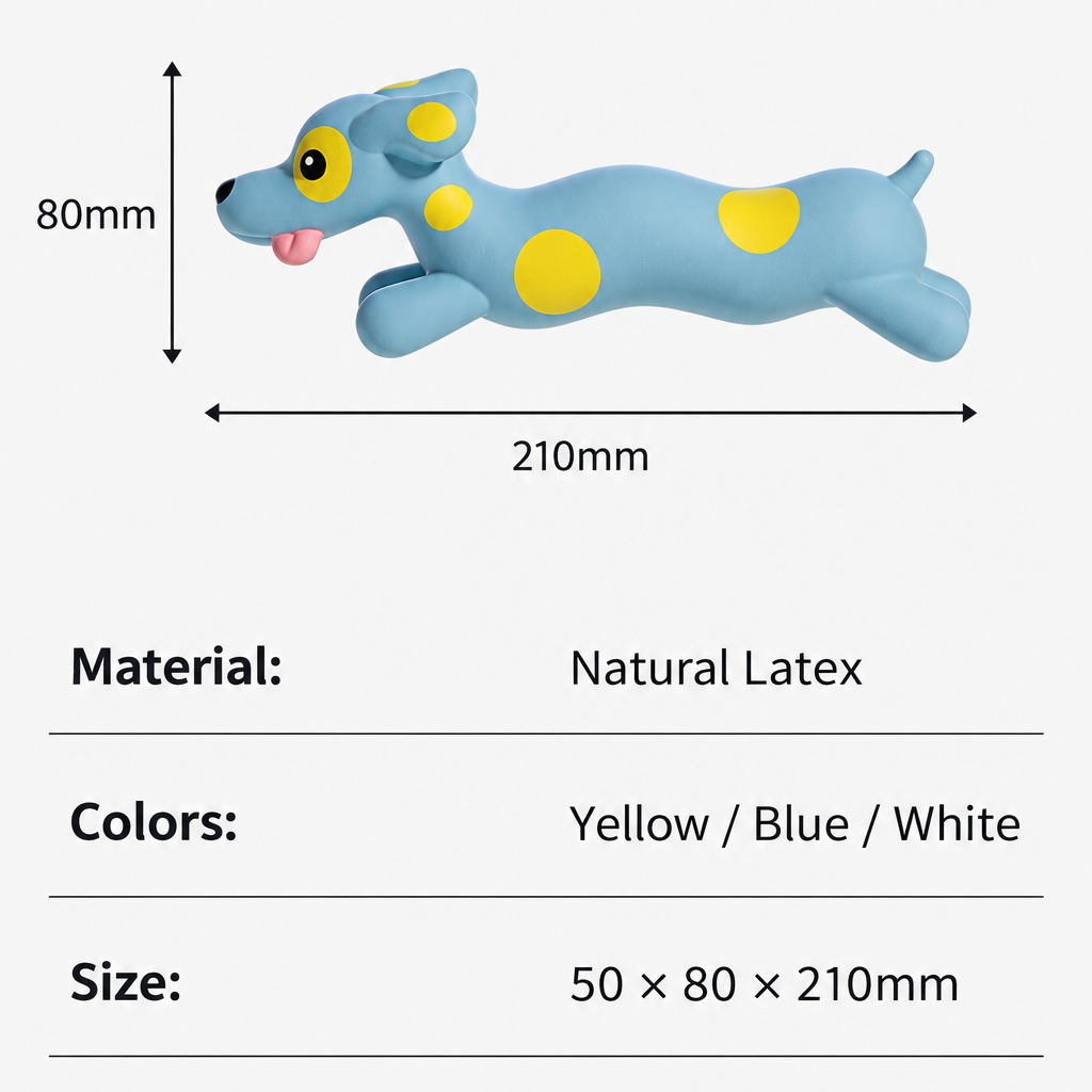 NEXORA Dachshund Latex Squeaky Toy