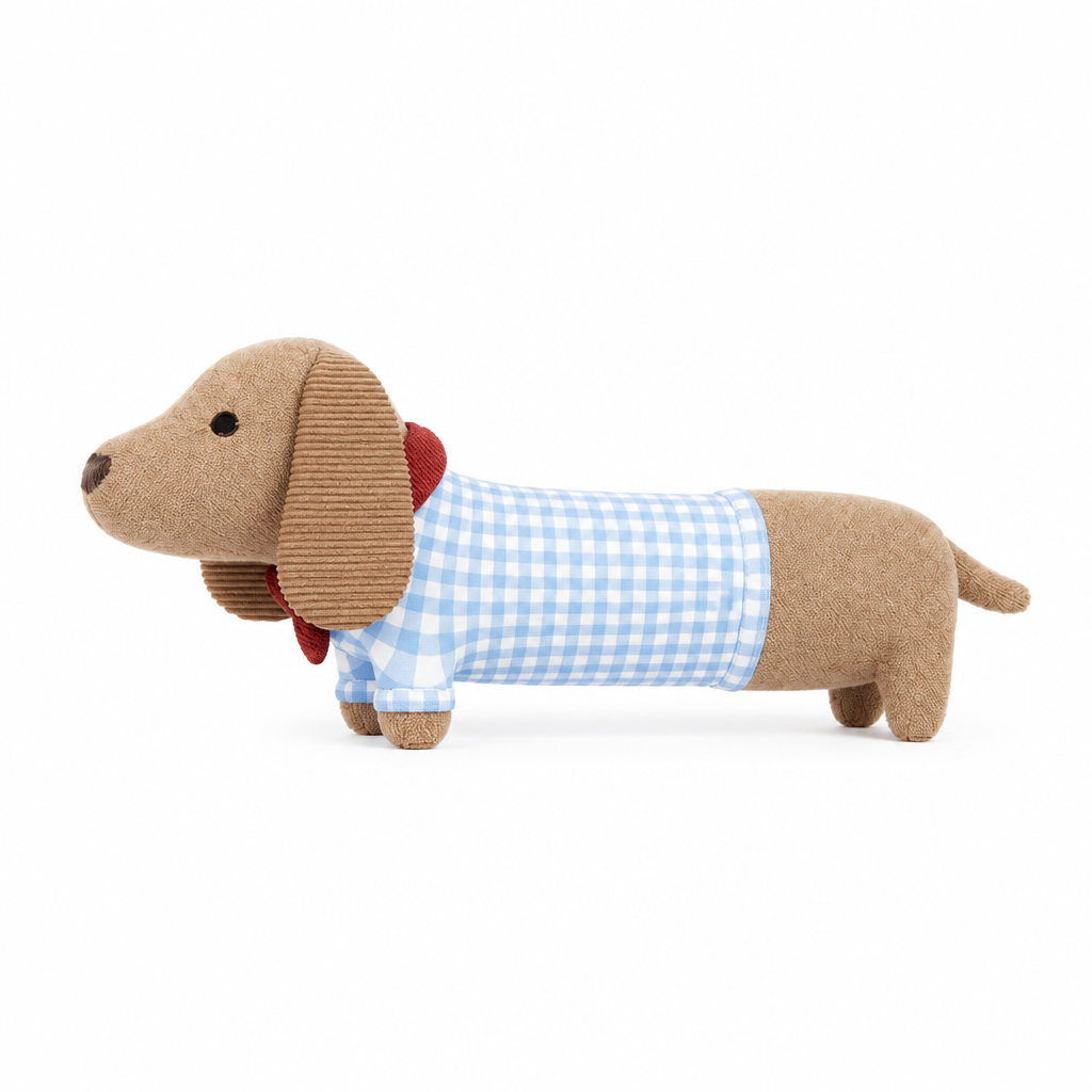 NEXORA Dachshund Plush Squeaky Toy