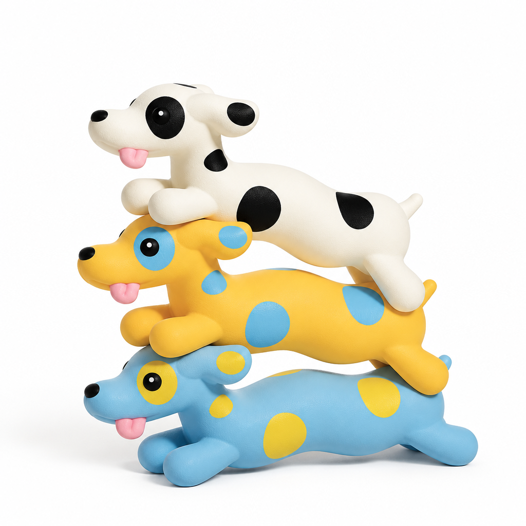 NEXORA Dachshund Latex Squeaky Toy